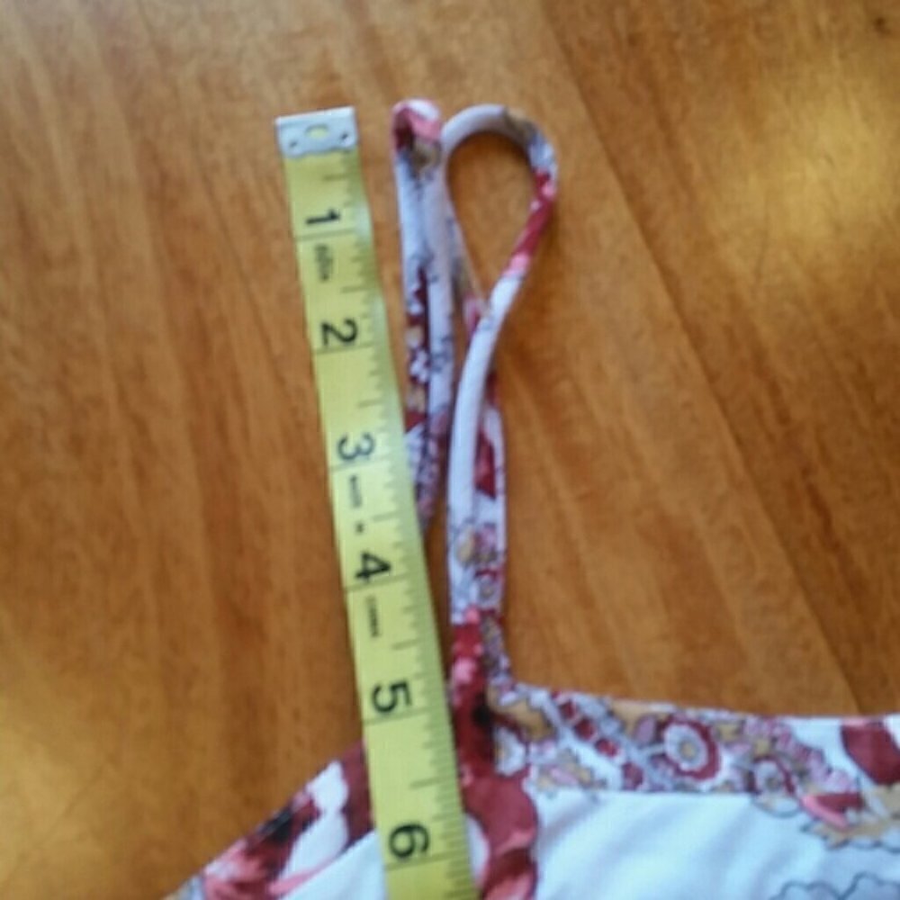 Anthropologie WAYF  halter cold shoulder mini floral dress - Picture 7 of 8